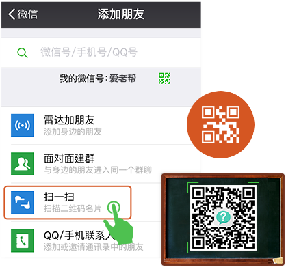 ���ʹ��΢�Ŷ�ά��ɨ�蹦��